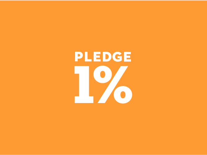 Pledge 1 % に登録されました！